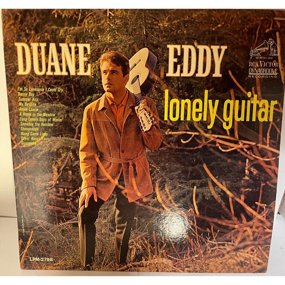 DUANE EDDY Lonely Guitar RCA LPM-2798 MONO Record LP Album